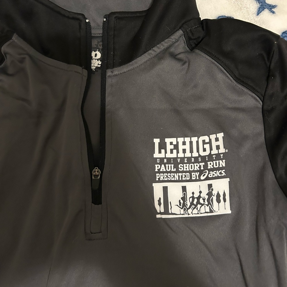 Lehigh University Asics Quarter-Zip Pullover